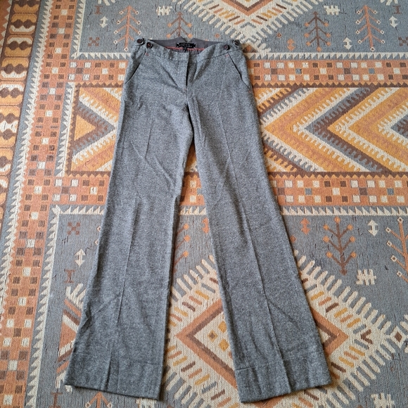 Robert Rodriguez Pants Womens Silk Wool Blend Low Rise Wide Leg 30x33 - Picture 12 of 12